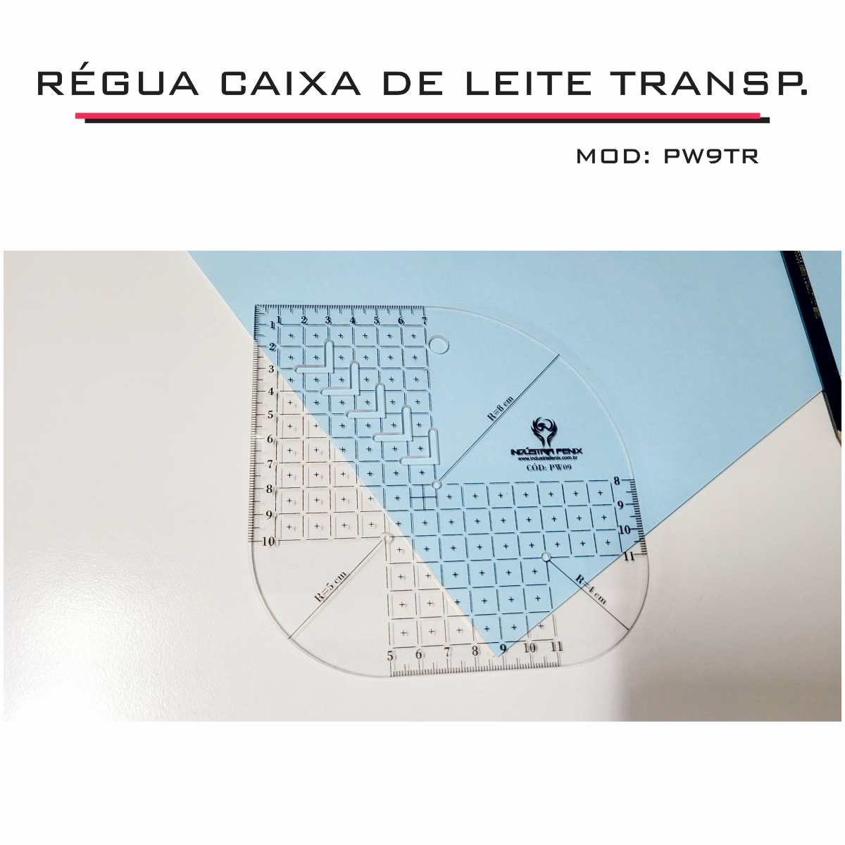 Régua de Raios e Caixa de Leite