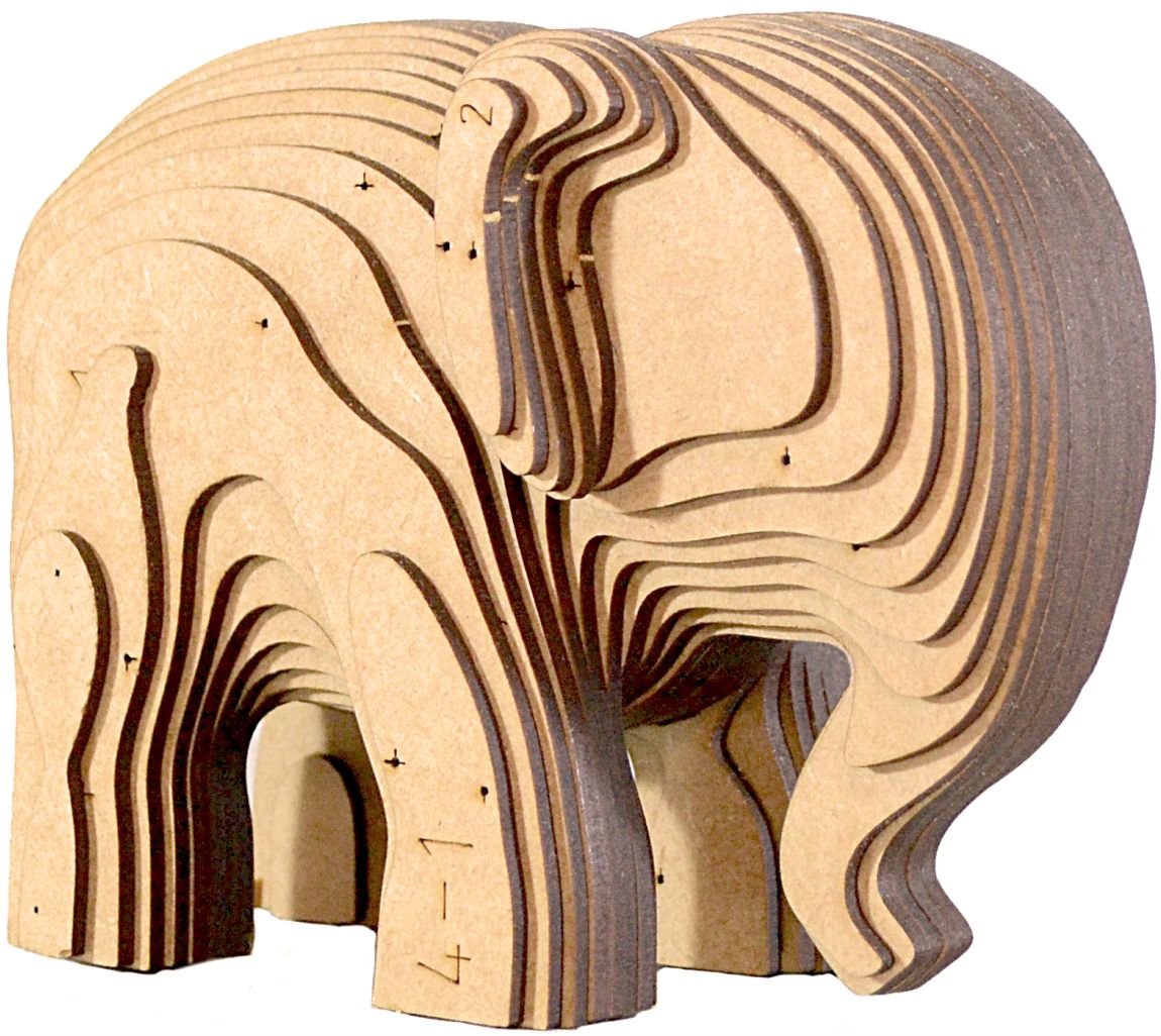 Elefante Elegante - Quebra-Cabeça - Geniol